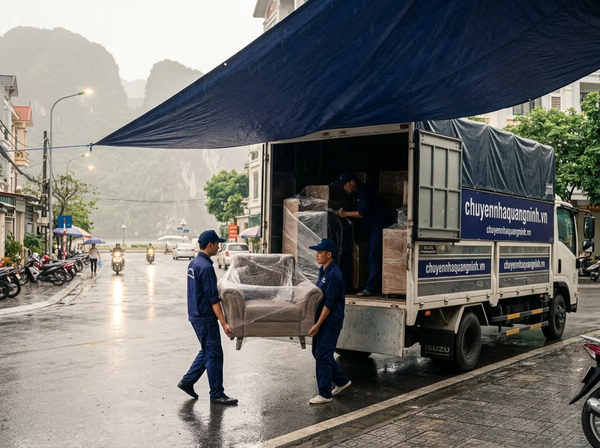 8 Kinh nghiệm chuyển nhà vào mùa mưa an toàn, bảo vệ đồ đạc tuyệt đối
