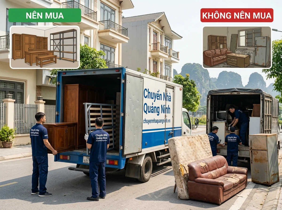 Đồ cũ nên mua và không nên mua - so sánh trực quan