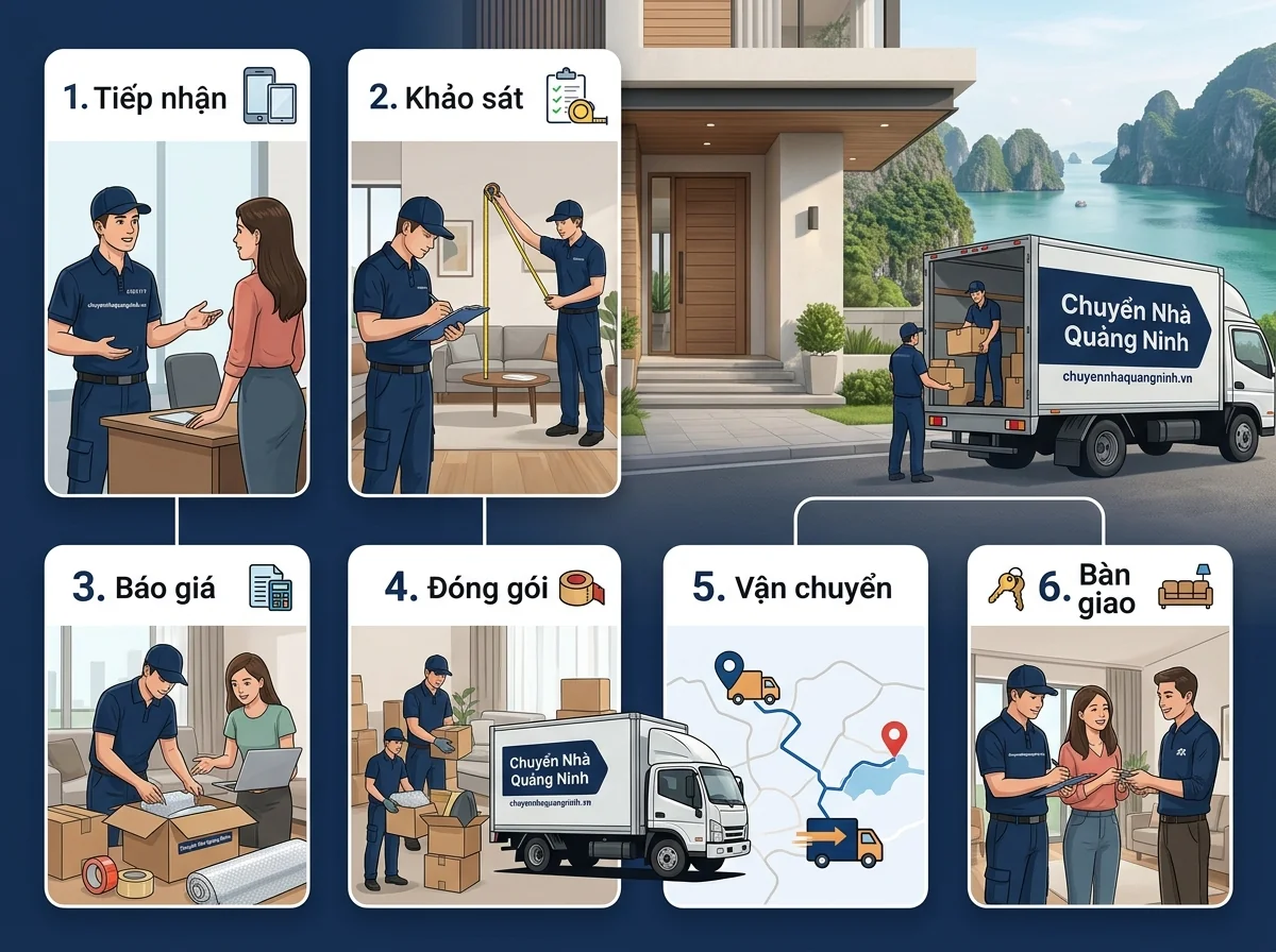 Quy trình làm việc chuyên nghiệp chuẩn 6 bước