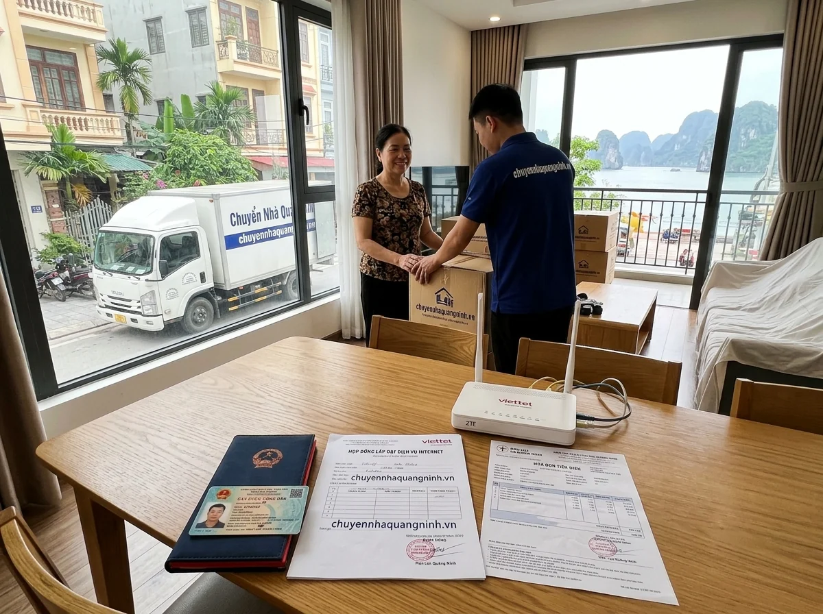 Giấy tờ cần chuẩn bị: CCCD, hợp đồng, hóa đơn mới nhất