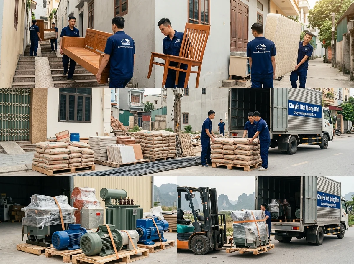 Các loại hình bốc xếp thường gặp tại Hạ Long