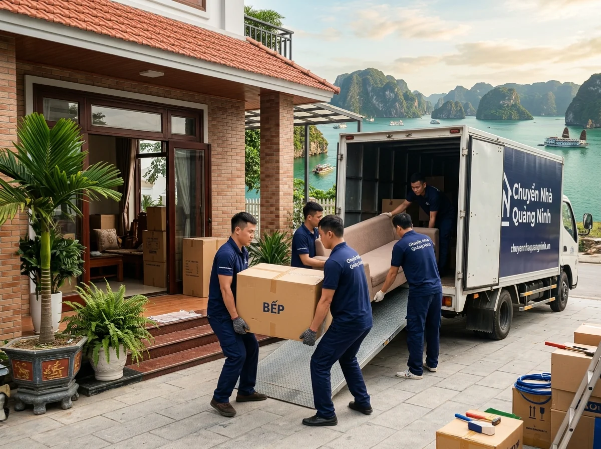 Đội ngũ công nhân bốc xếp chuyên nghiệp tại Hạ Long