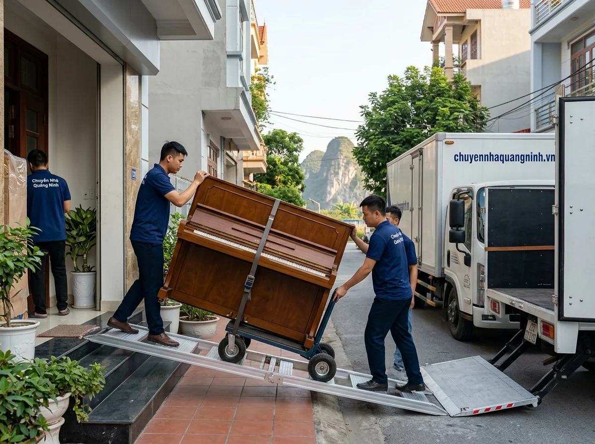 Thiết bị nâng hạ hiện đại cho đàn piano