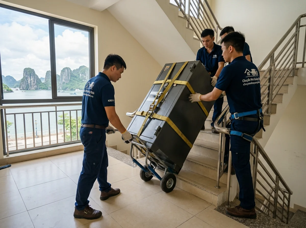 Dịch vụ chuyển két sắt Hạ Long chuyên nghiệp, an toàn 100%