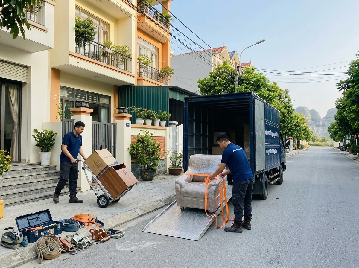 Trang thiết bị chuyên dụng chuyển két sắt