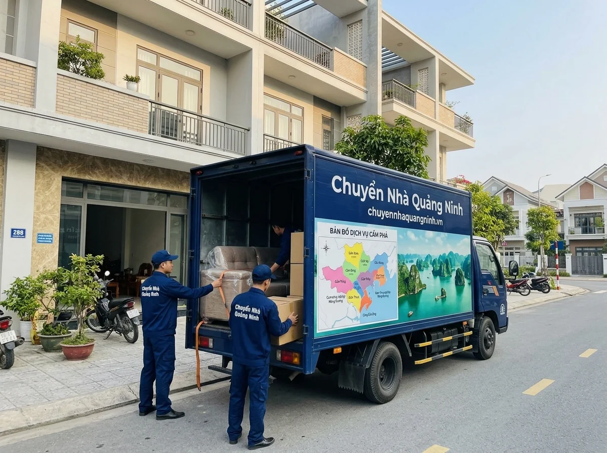 Khu vực phục vụ tại thành phố Cẩm Phả