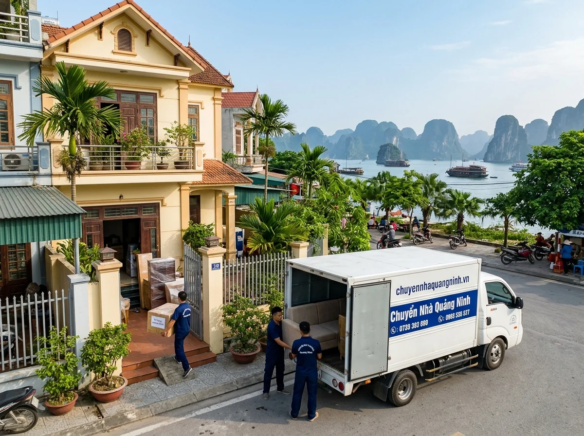 Bảng giá dịch vụ chuyển nhà Hạ Long trọn gói mới nhất
