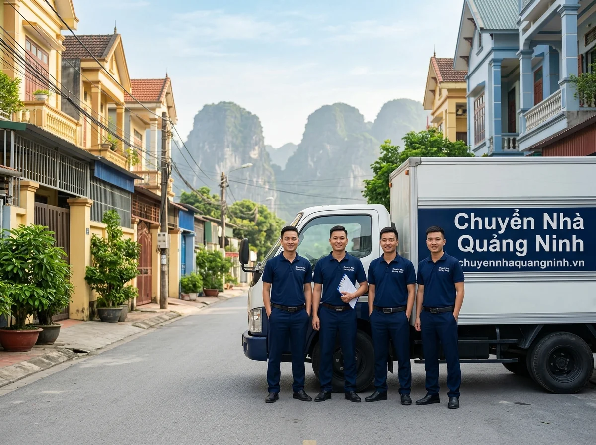 Đội ngũ nhân viên Chuyển Nhà Quảng Ninh sẵn sàng phục vụ tại Hạ Long