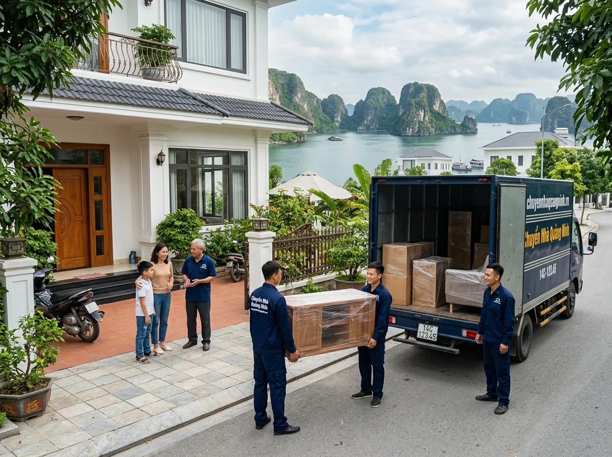 Dịch vụ chuyển nhà liên tỉnh Quảng Ninh uy tín, giá hợp lý