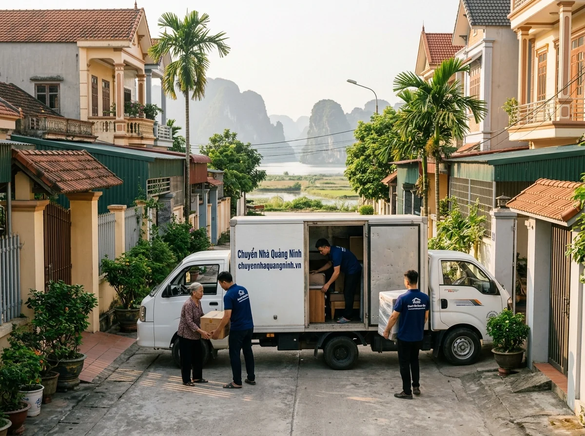 Đặc thù chuyển nhà tại Quảng Yên - địa hình và giao thông