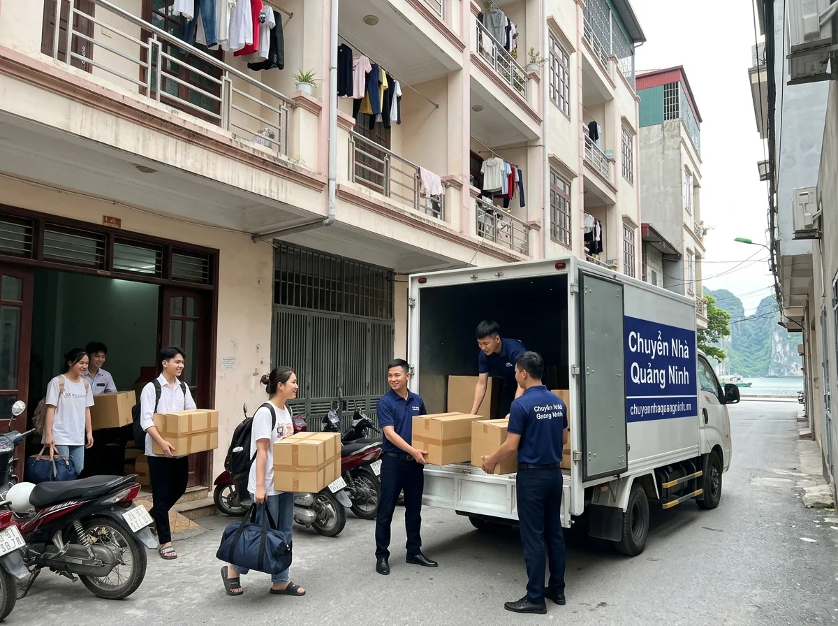 Chuyển nhà trọ Quảng Ninh giá rẻ cho sinh viên