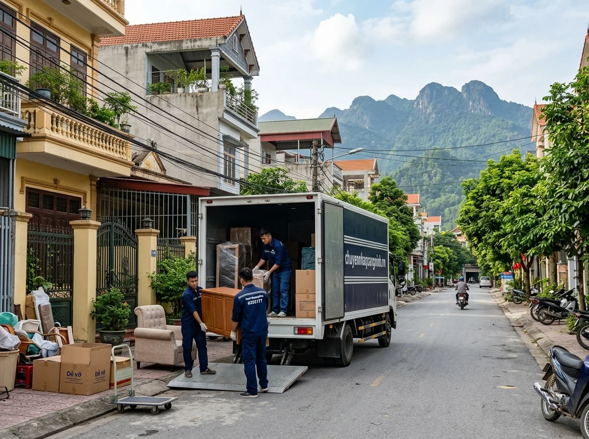 Dịch vụ chuyển nhà Uông Bí trọn gói, uy tín, giá rẻ
