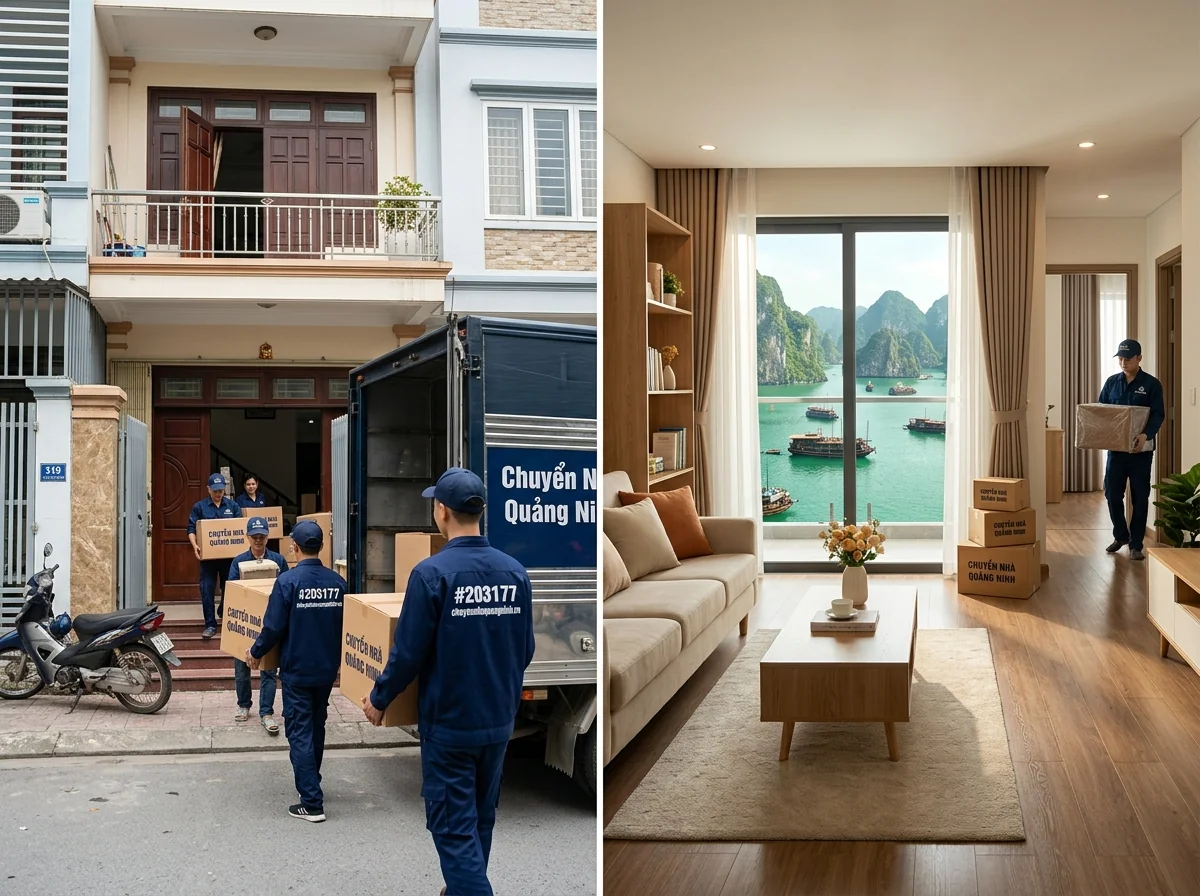 Dự án chuyển nhà gia đình thực tế tại Hạ Long