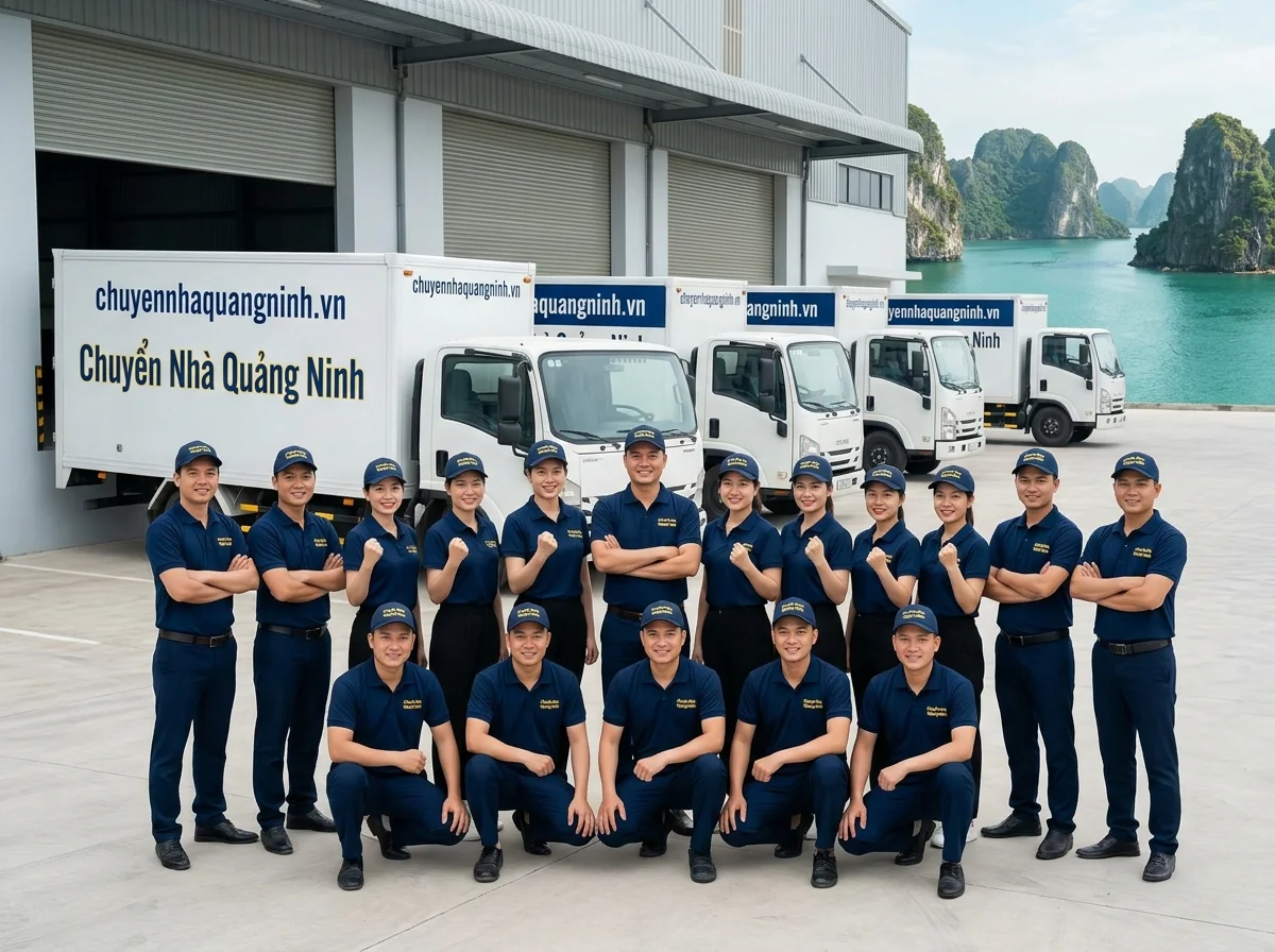 Đội ngũ nhân viên Chuyển Nhà Quảng Ninh chuyên nghiệp