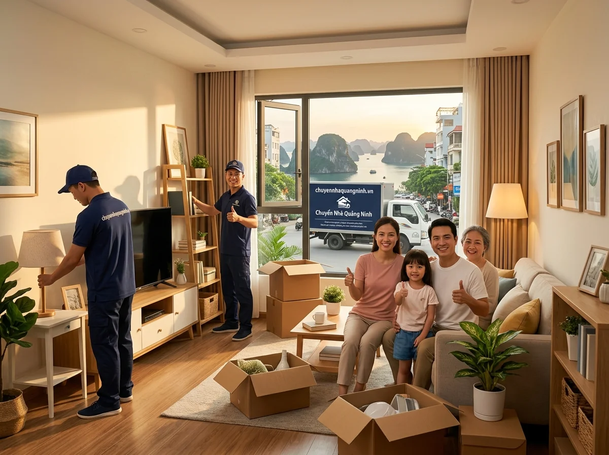 Khách hàng hài lòng với dịch vụ chuyển nhà