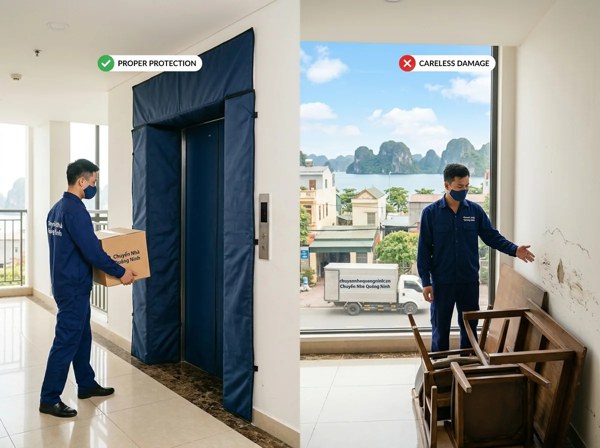 Những sai lầm cần tránh khi chuyển đồ chung cư