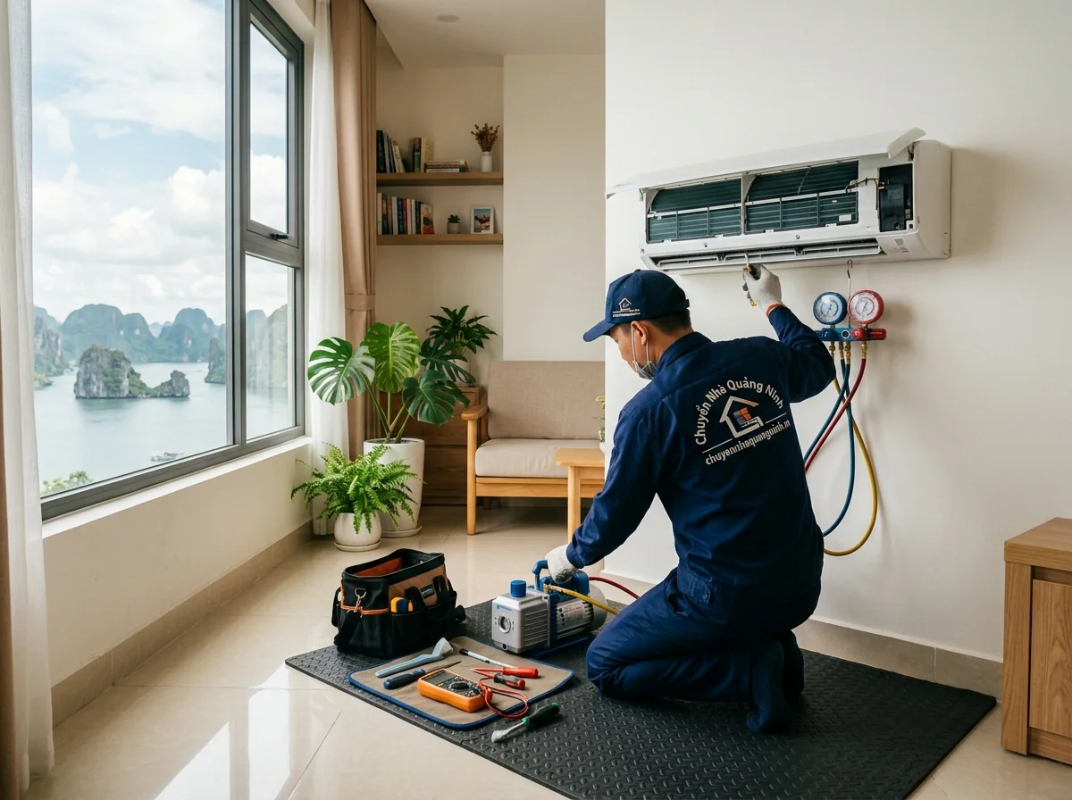 Dịch vụ tháo lắp, bảo dưỡng điều hòa Hạ Long chuyên nghiệp