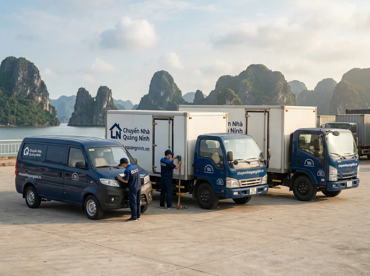 Đội xe tải đa dạng từ 500kg đến 2 tấn